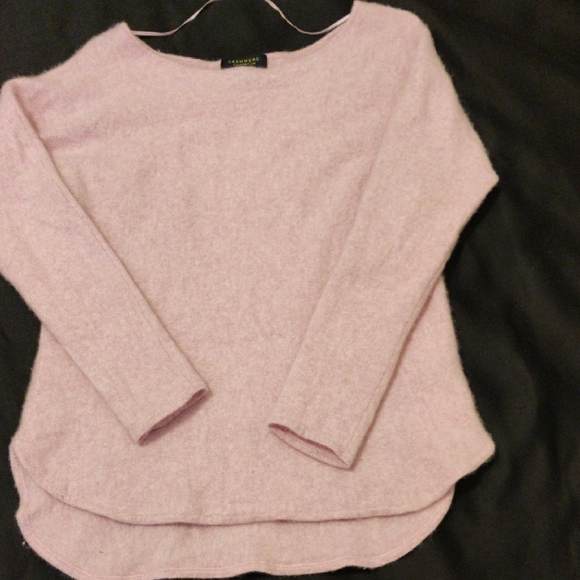 CASHMERE Charter Club. Pink Long Sleeve Sweater - Picture 4 of 12